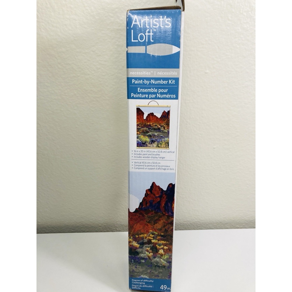 Artist's Loft Necessities Paint-by-Number Kit 16" x 20" Challenging 3051 Spaces